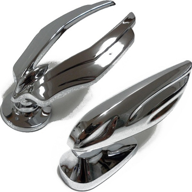 카타 신화 자동차 본넷 엠블럼 TG SQ 크롬 후드 로고 정션, 본넷2구엠블럼, 1개