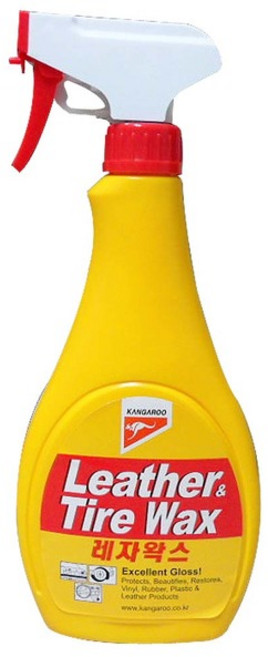 캉가루 레자왁스 타이어 광택 세차용품 시트 실내 청소 가죽 크리너 왁스, 1개, 500ml