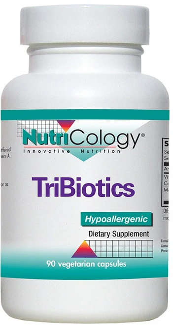 뉴트리콜로지 트라이바이오틱 유산균 베지테리안 캡슐, 1개, 90정 - 쿠팡