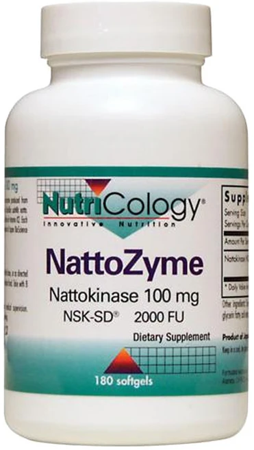 뉴트리콜로지 나토자임 100mg 소프트젤, 180정, 1개 - 쿠팡