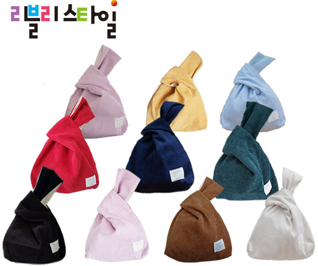 가엔가 미니 에코백 파우치형 손목가방 10종