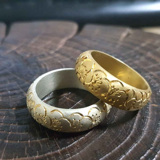 아름쥬얼리 명품 문양 은가락지 한복반지 수공예은반지 수제반지