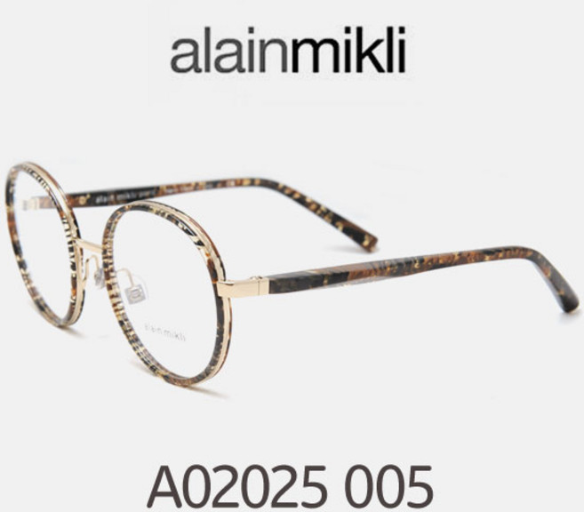 alainmikli 알랭미끌리 A02025 005 검정 쏠텍스 미끌리안경
