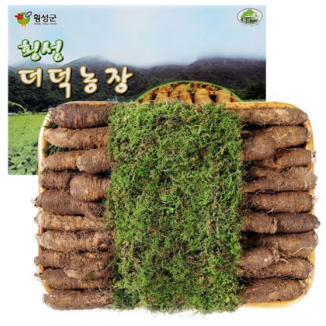 횡성더덕농장 더덕 선물세트 특2호, 1개, 선물세트 특1.5kg