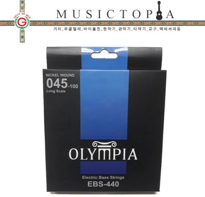 올림피아 일렉트릭 베이스 스트링 EBS-440 Olympia string, EBS440, 1개