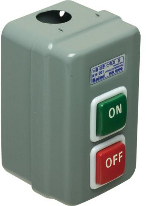 건흥전기 기동용 스위치 KH-201 형태_노출형|극수_3P|정격용량_250V 15A/ 380V10A 1EA 7860313, 1개