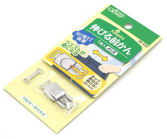 Clover 남성 자동 길이 조절 허리 마이깡 26-532, 혼합색상, 1개