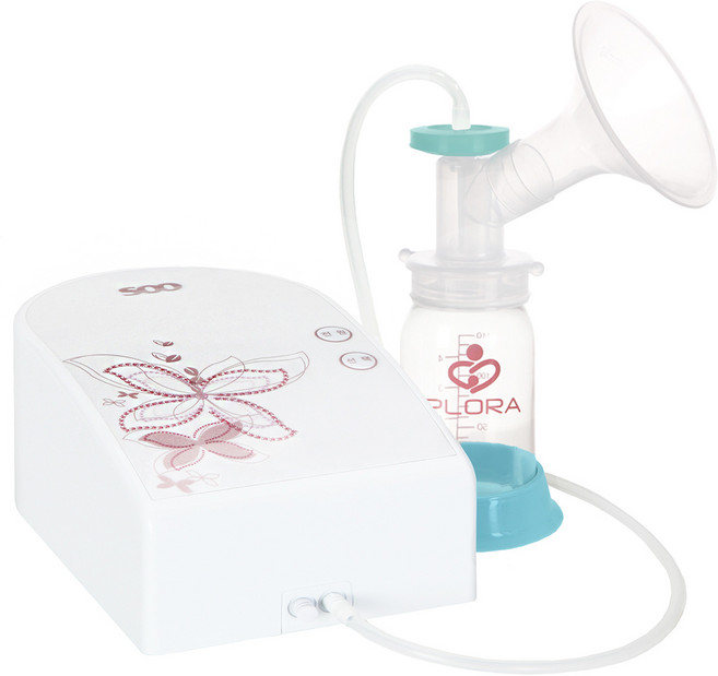 플로라(PLORA) 수 전동식 유축기(전시상품)+사은품증정(마사지컵 손가락칫솔 유아비누), 한쪽유축세트(사은품 증정:마사지컵+손가락칫솔+유아비누), 1개