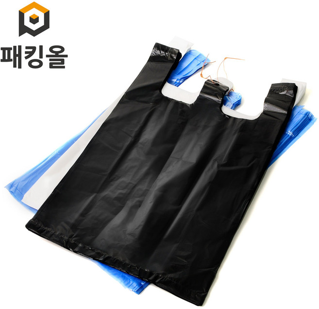 패킹올 특대형소형 검정비닐봉투, 2L, 1개