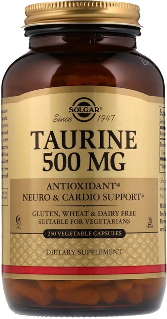 솔가 타우린 500mg 베지터블 캡슐, 250정, 1개 - 쿠팡
