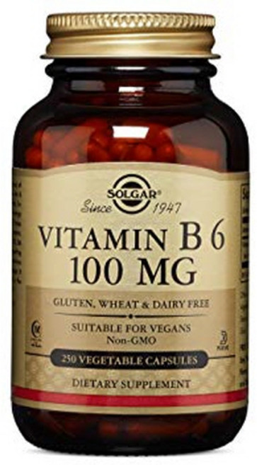 솔가 비타민 B6 100mg 베지터블 캡슐, 1개, 250정