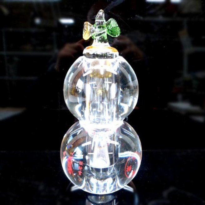 액막이 크리스탈 박쥐 호리병 18cm 풍수호리병