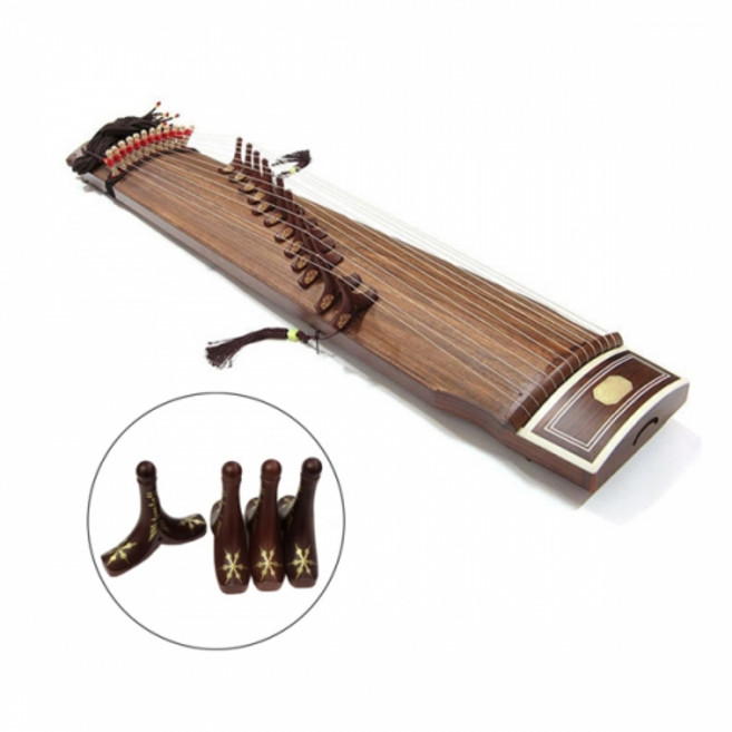 한울림국악기 고급가야금(금장안족), 조율표시필요, 1개