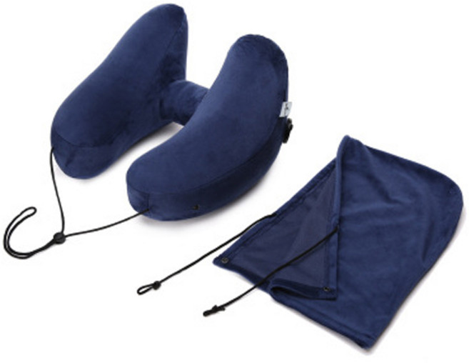 TRAVEND 트래벤드 기내용 여행용 에어 후드 목베개 목쿠션