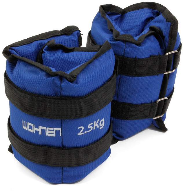 주식회사 위시 모래주머니 0.5~6kg 중량밴드 헬스용품, 모래주머니 5kg세트(2.5kg/2개)