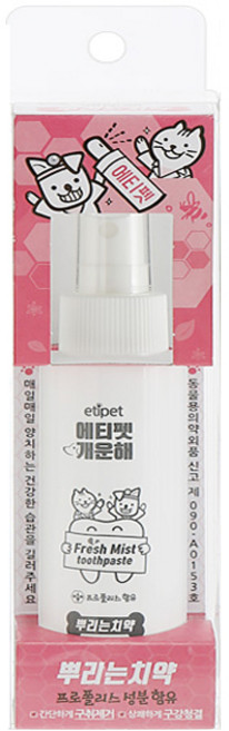 에티펫 개운해 뿌리는 치약100ml, 100ml, 2개