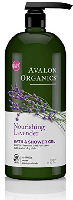 아발론오가닉스 비건 배스 & 샤워 젤 너리싱 라벤더, 946ml, 1개 - 쿠팡
