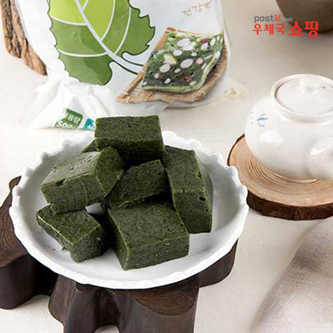 우체국쇼핑 정선수리취떡 실속 세트 (인절미 600g), 1.2kg, 1세트