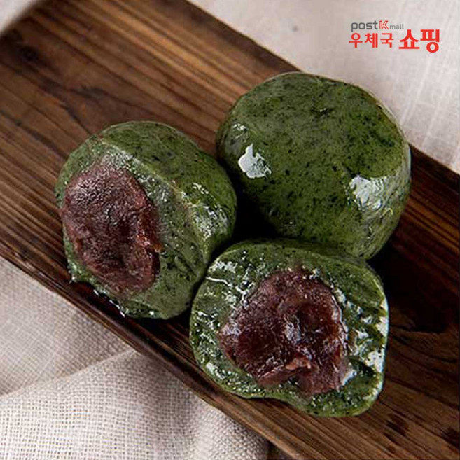 우체국쇼핑 정선수리취떡 실속 세트 (찹쌀떡 600g), 1.2kg, 1세트