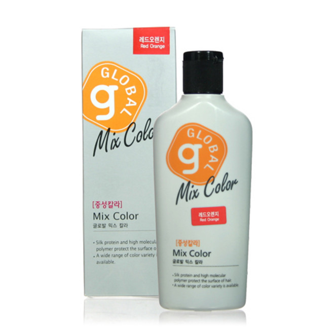 새한 글로발 믹스칼라(중성칼라) 120g, 적자색, 1개
