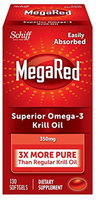 (해외) MegaRed 메가레드 크릴 오일 350mg 소프트젤 130정, 1개 - 쿠팡