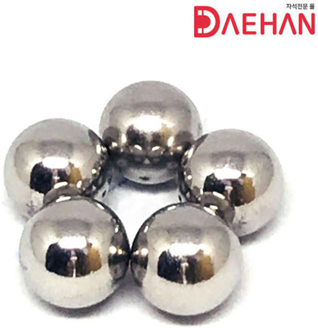 초강력 네오디움 15mm 구슬자석, 실버, 1개