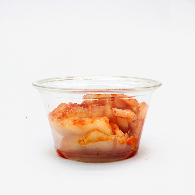더팩 DC4P 소스컵 3온스 100ml (평면뚜껑포함) 일회용용기, 2000개, 1세트