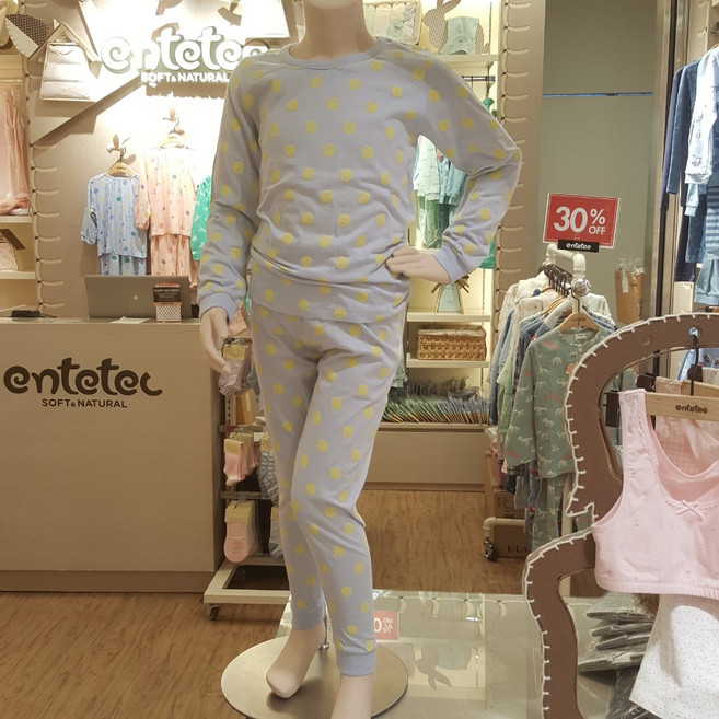 앙떼떼 불광점 동그라미 9부 편면내의세트