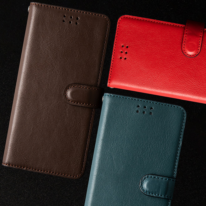 차칸 현 베루 천연 가죽 지갑형 카드 다이어리 휴대폰 케이스