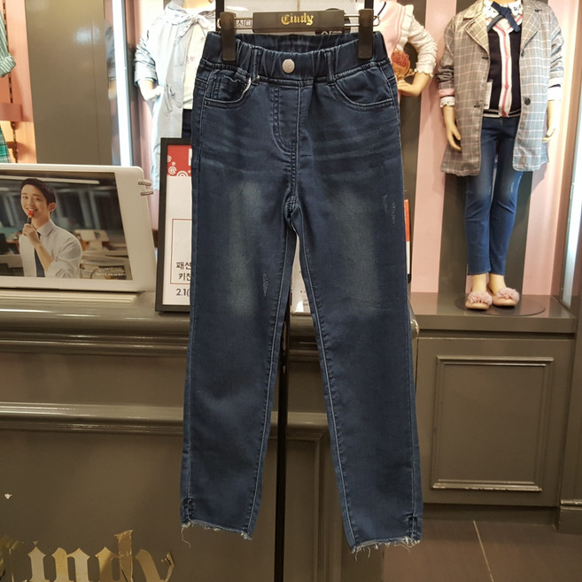 신디키즈 동아쇼핑점 여아 신학기"추천"슬림핏 라이크 데님 청바지 스판!핏! 짱!!!