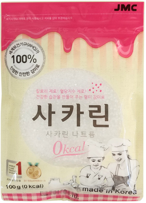 공식판매처 국내산100% JMC사카린100g 신화당 옥수수 뉴슈가 당원 스테비아OK, 100g, 1개