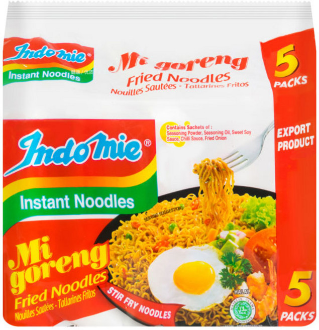 인도미 미고랭 라면, 5개