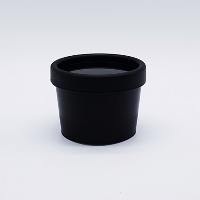 제이앤메이드 크림용기 PP, 100ml 블랙, 1개