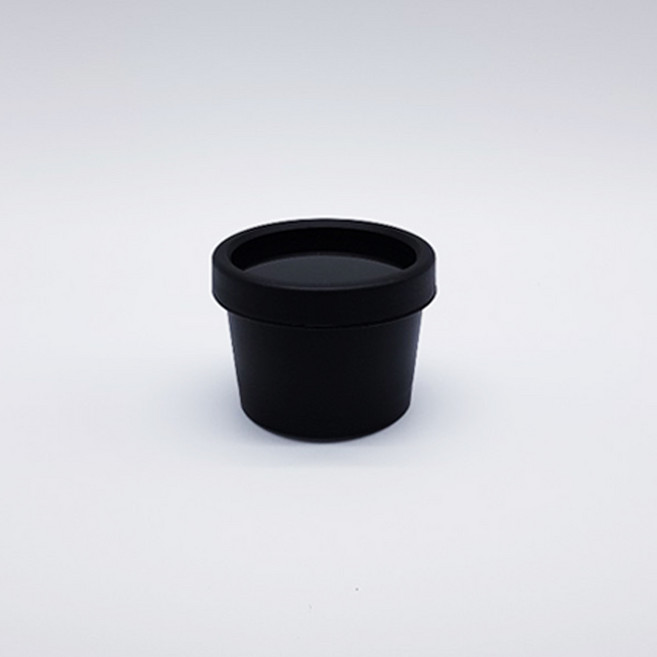 제이앤메이드 크림용기 PP, 50ml 블랙, 1개