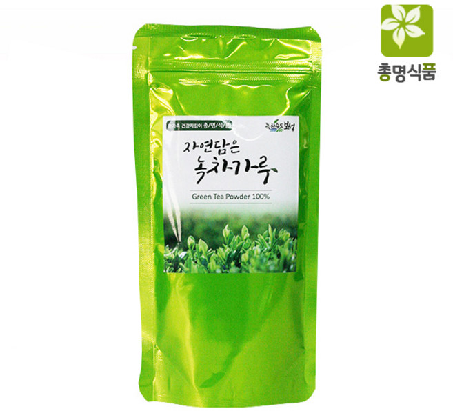 총명식품 유기농 녹차가루, 100g, 1개