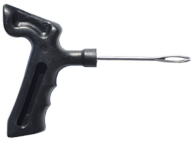 디에이치 타이어펑크 수리 바늘 3인치, 1개