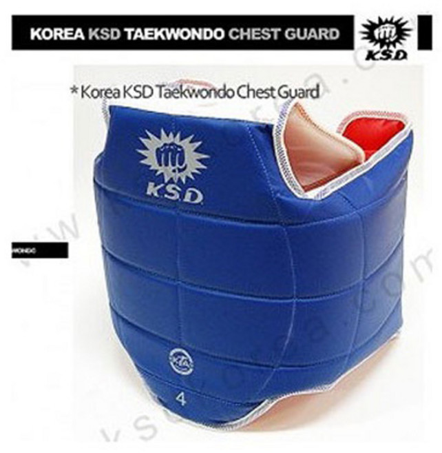 KSD - 신형호구(양면)/몸통보호장비/태권도보호장비, KSD 신형호구 양면, 1개