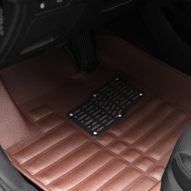 원스 그랜저IG 가죽 입체 5D 6D 발판 코일매트, 어코드(6세대), 5D가죽(브라운)