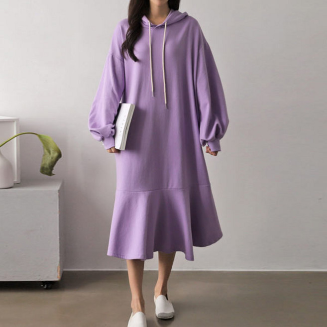 마더라이크 임부복 임산부 후드롱원피스 5컬러