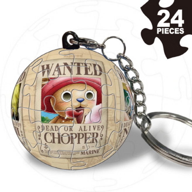 원피스 3D 구퍼즐 24pcs: 현상수배 Part 2, 24피스, 현상수배 2