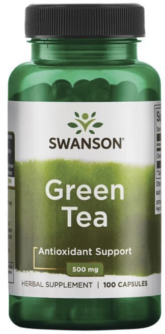 스완슨 그린 티 500mg 캡슐, 1개, 100정 - 쿠팡