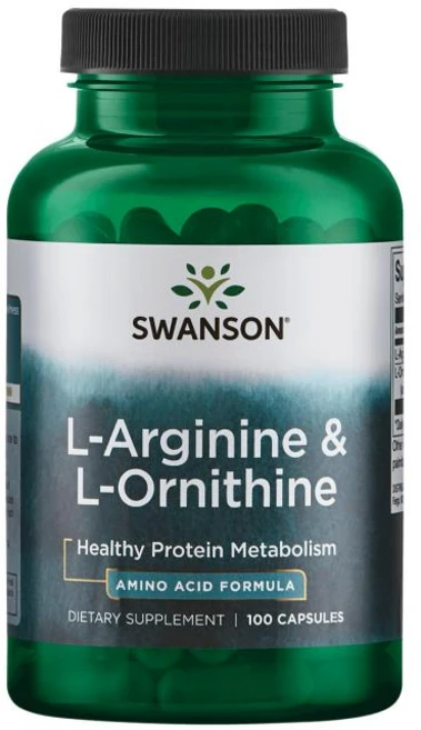 Swanson L-아르기닌 & L-오르니틴 캡슐, 100정, 1개 - 쿠팡