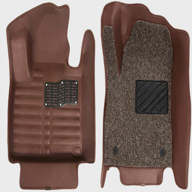 원스 그랜저HG 가죽 입체 5D 6D 발판 코일매트, E클래스(w212/2010-/바스켓재단X), 6D가죽+코일(브라운)