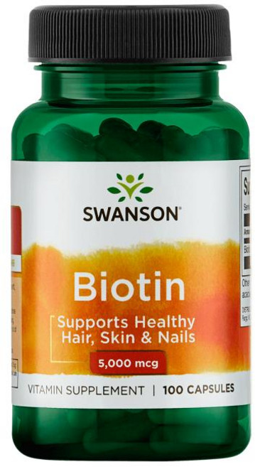 스완슨 비오틴 5mg 캡슐, 100정, 1개