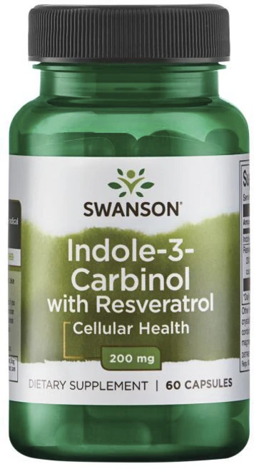 스완슨 인돌-3-카비놀 레스베라트롤 200mg 캡슐, 1개, 60정 - 쿠팡
