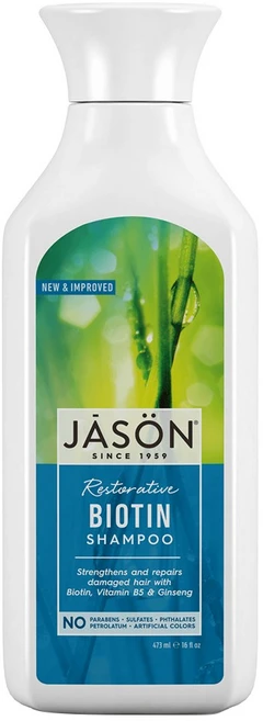 Jason Natural 비오틴 샴푸, 473ml, 1개 - 쿠팡