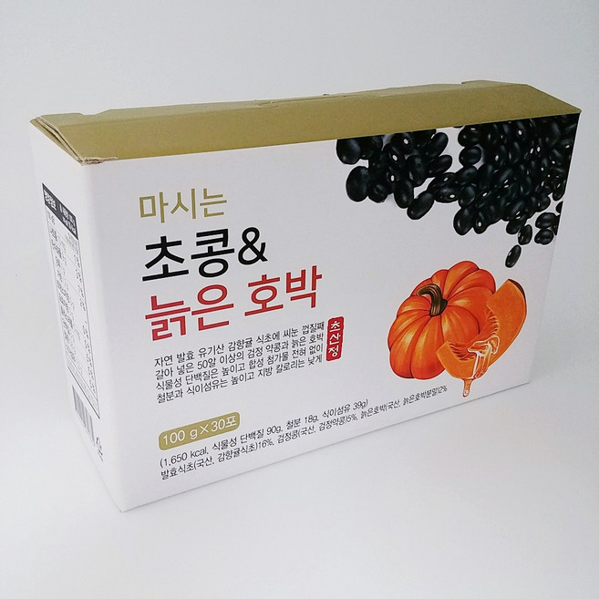 초산정 마시는 초콩 늙은호박 30포 천연발효식초 호박즙, 30개