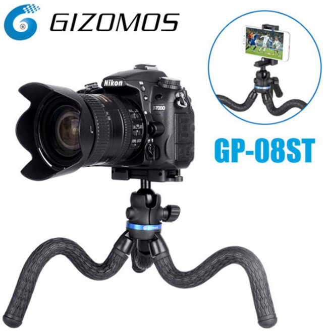 주닉스 GIZOMOS 휴대용 고릴라 삼각대 GP-08ST, GP-08ST 삼각대, 1개