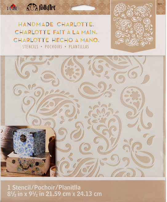 FOLKART PAISLEY DELIGHT 스텐실도안, 1개