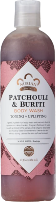 Nubian Heritage 파출리 & 부리티 바디 워시, 384ml, 1개 - 쿠팡